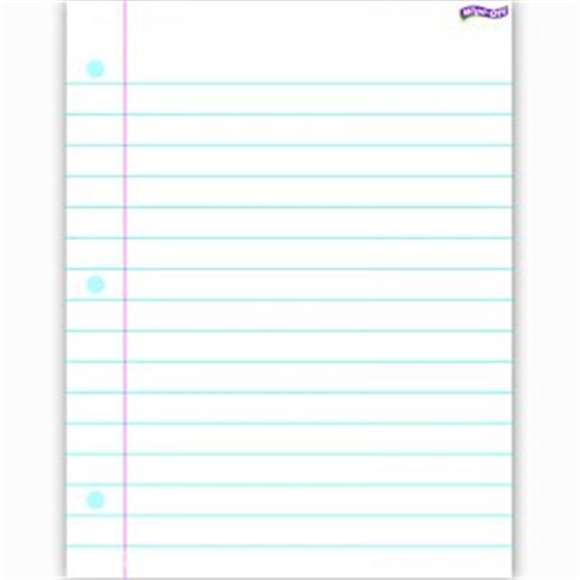 School Smart Ruled Cursive Handwriting Paper with Margin, 8 x 10-1/2  Inches, 500 Sheets